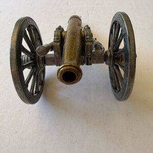 Denix Miniature Mini Civil War Desk Cannon 7" Cast Metal Brass Replica Spain